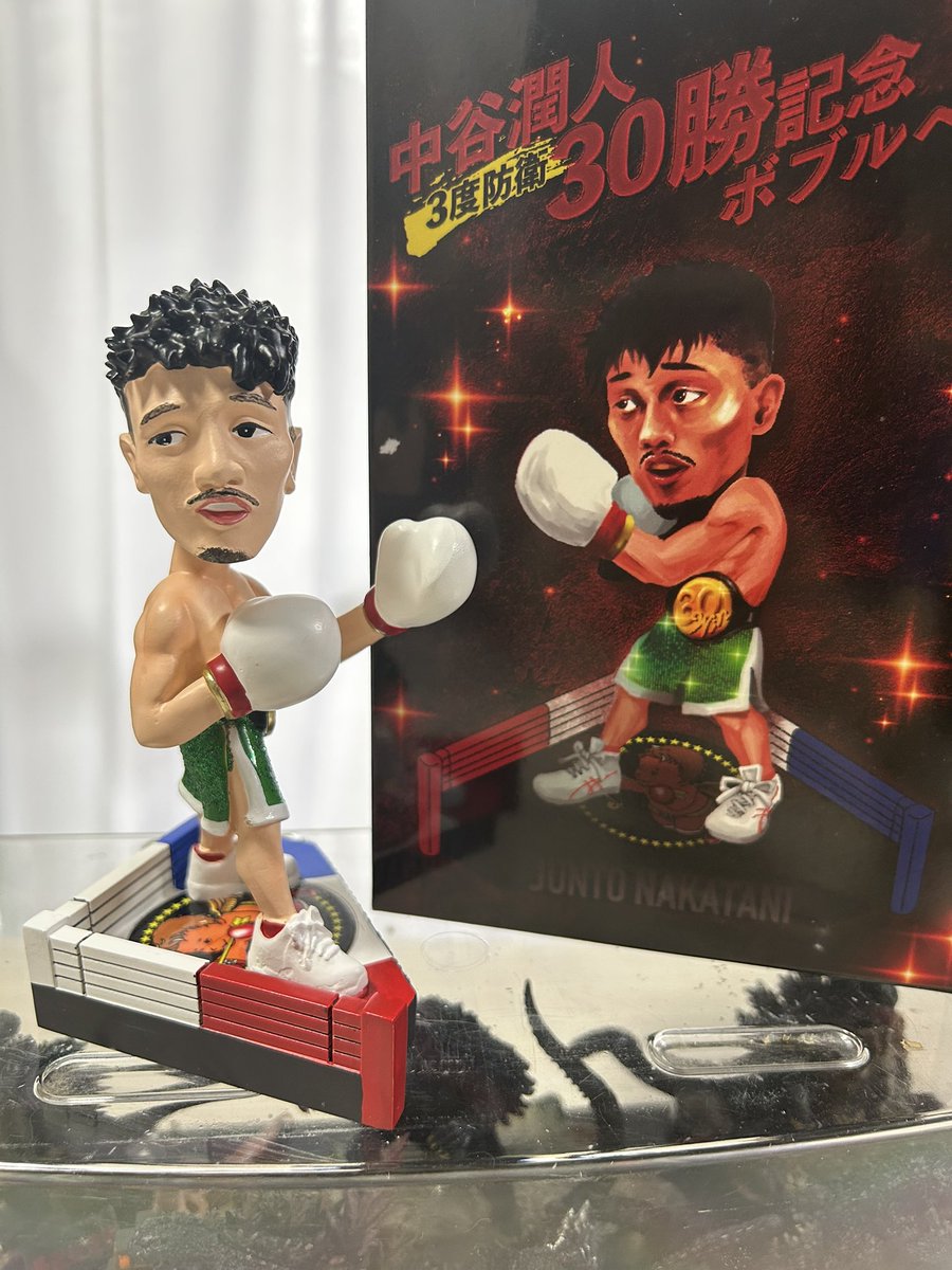 中谷潤人選手のボブルヘッドが （やっと笑）届きました！ 私のだいすき