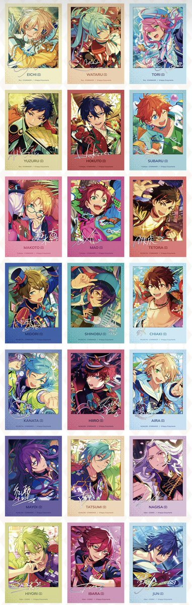 あんスタ 中国 星幻時序 ポラロイド 第二弾 6月29日より中国公式