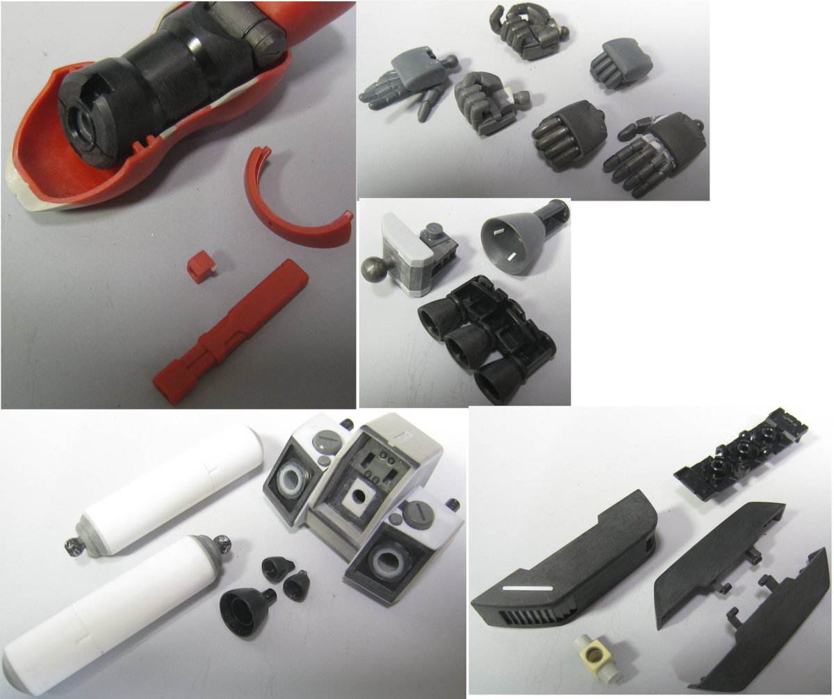 月刊ホビージャパン8月号にてサザビー初期試験型（重力下仕様）を製作