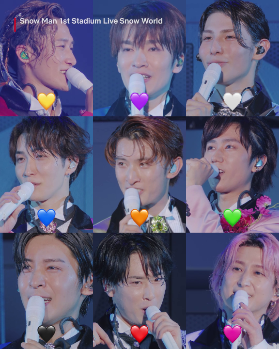 アイドル Man World 1st Stadium Live Watch Snow Man 1st Stadium