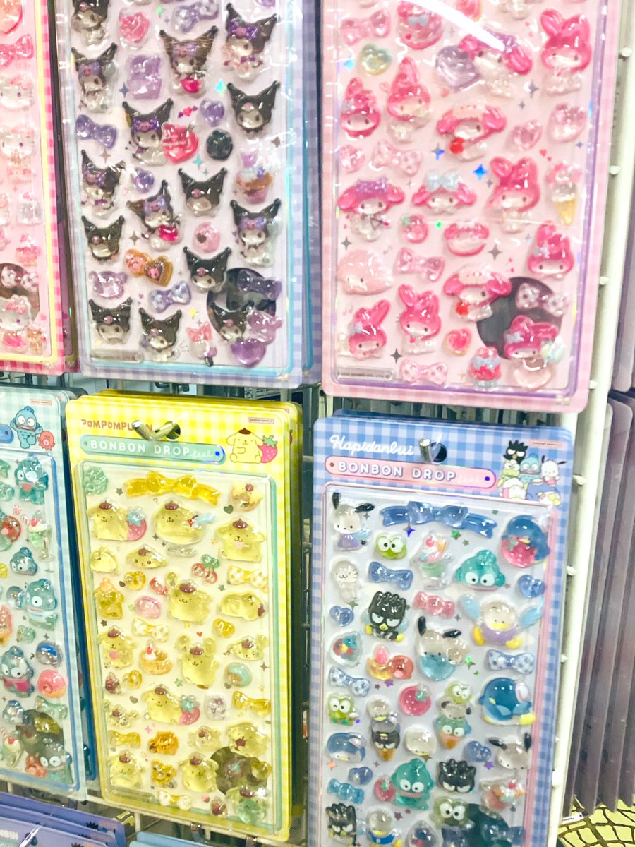 新発売】大人気☆ボンボンドロップシールのサンリオ柄第2弾が入荷しま