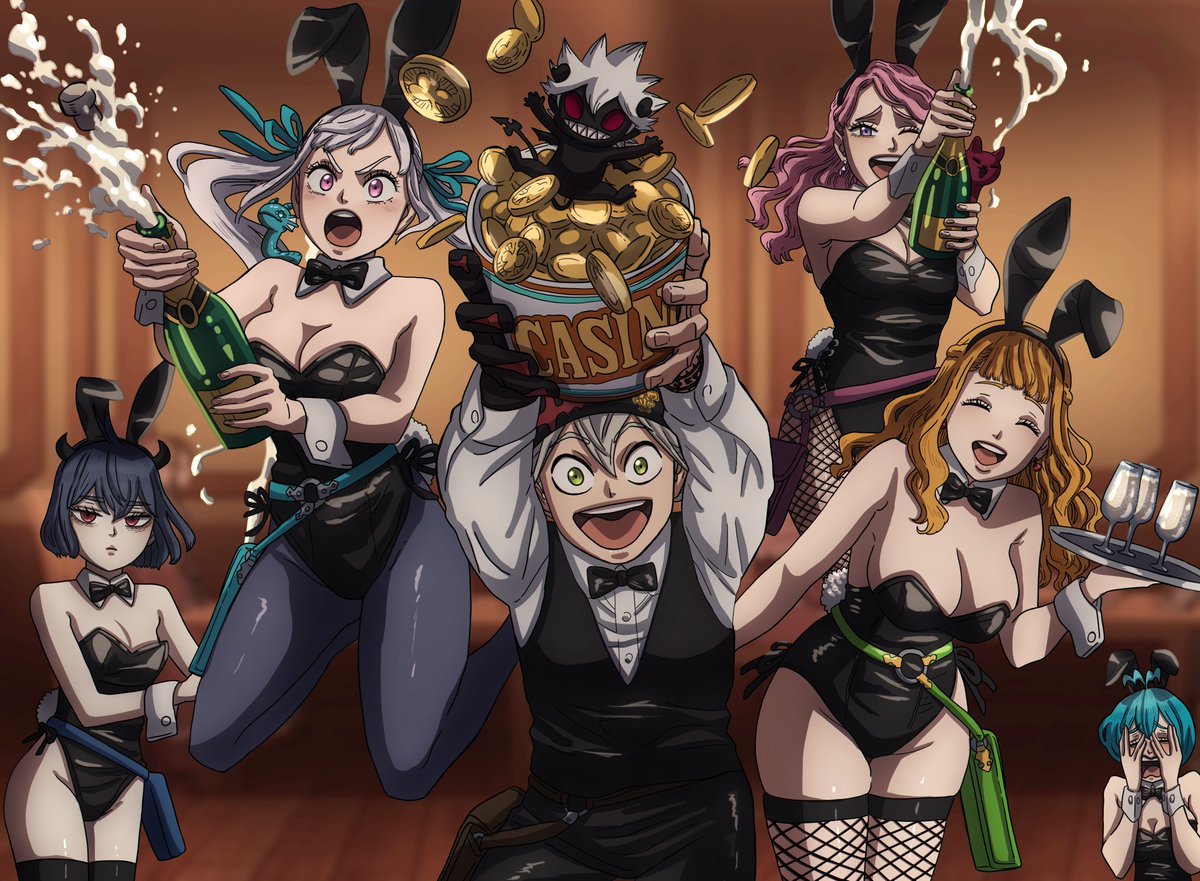 ブラクロ #ブラッククローバー #アスタ #ノエル・シルヴァ #ミモザ