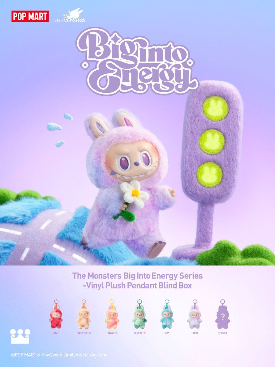 POP MART各直営店舗にでTHE MONSTERS Big into Energy シリーズ