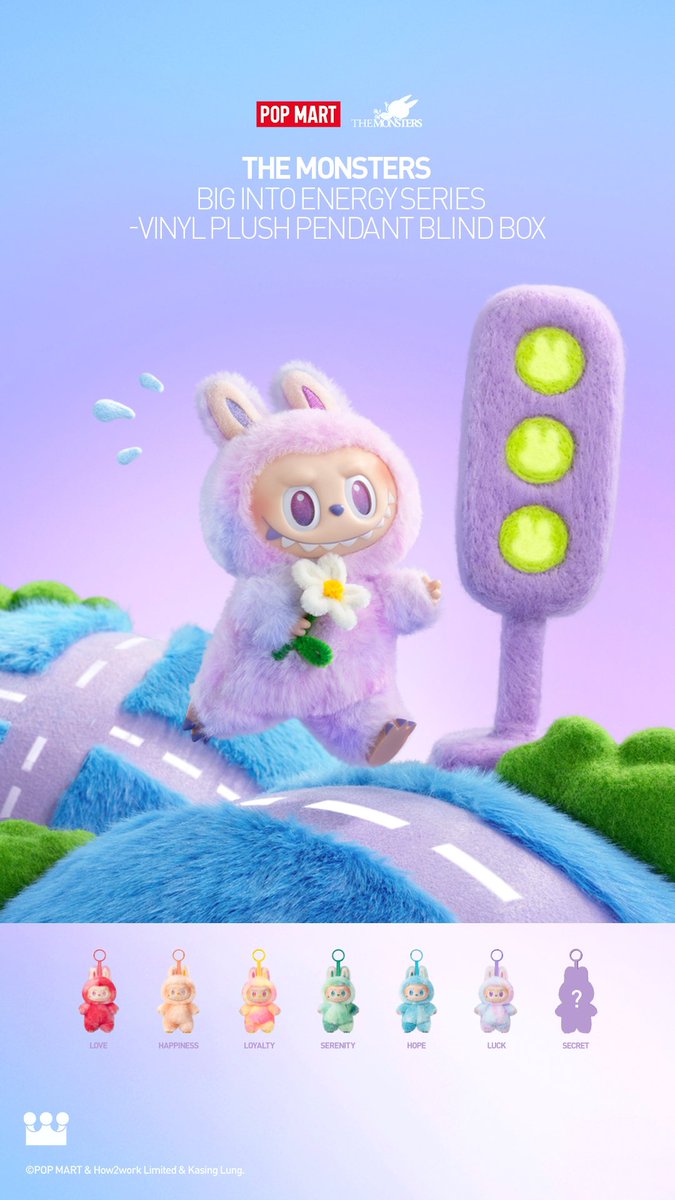 POP MART各ストアにでTHE MONSTERS Big into Energy シリーズ