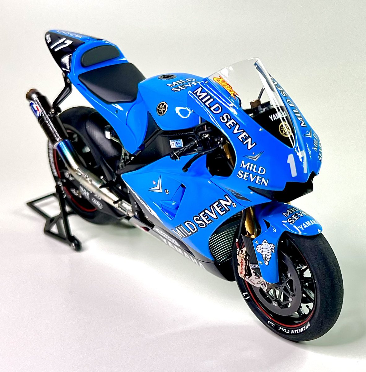 YZR M1ノリック完成！ 03年スポット参戦ノリック機を04機で、の設定