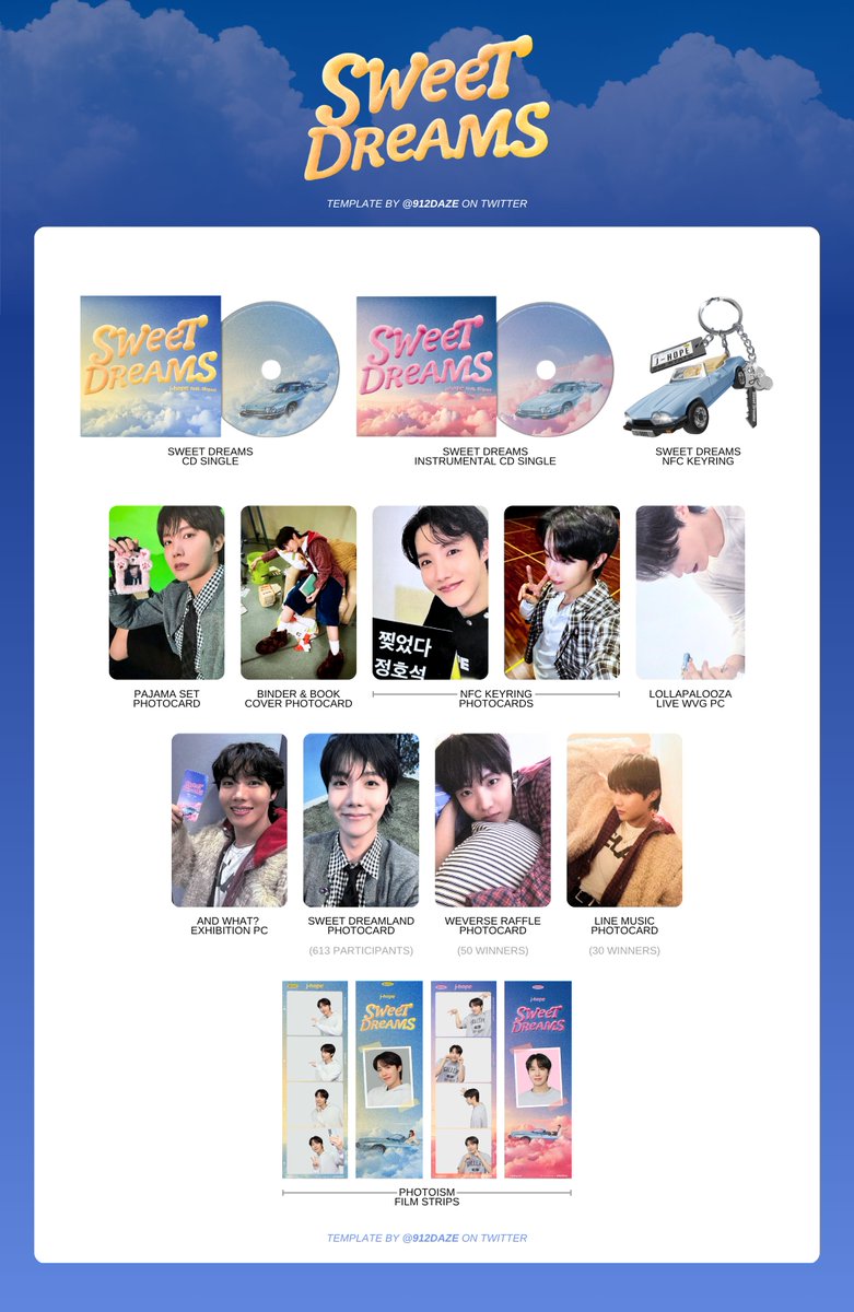 BTS J-HOPE SOLO ALBUM SINGLES CD KEYRING PC PHOTOCARD WISHLIST WL