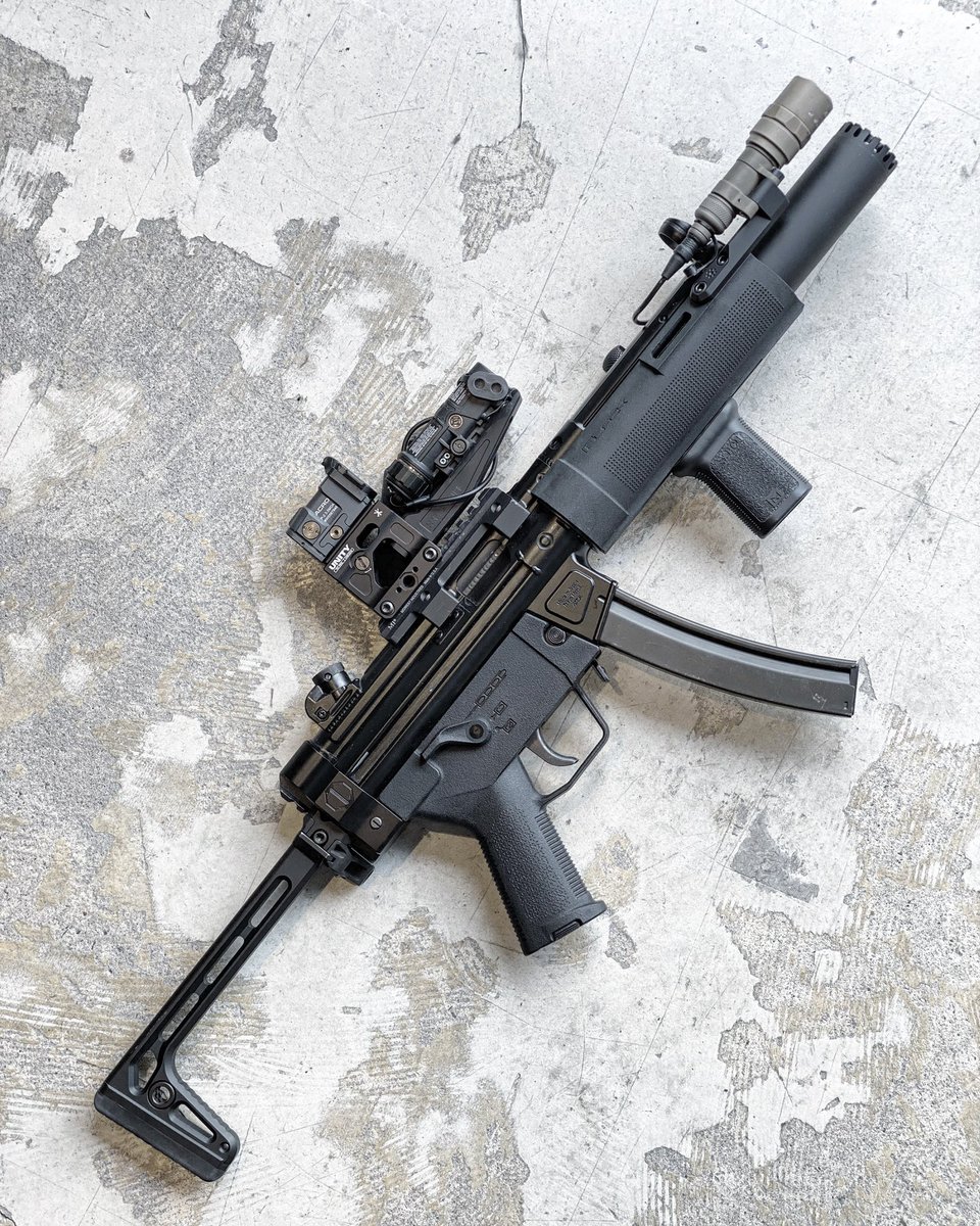 115×M-3D @sabage_3DCAD BT RBS type Suppressor 次世代MP5SD用のB&T