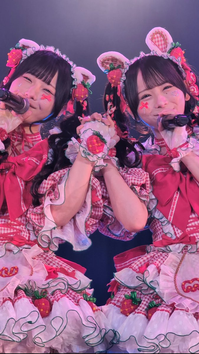 栗原舞優さんと逃げ水あむさんのチームいちごは神！！！🍓 #ごあいちゃ