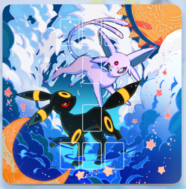 ポケポケ新周辺グッズ】 周辺グッズ「エーフィ＆ブラッキー」つきポケ