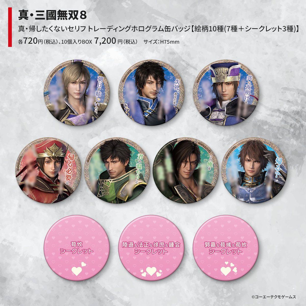 真・三國無双」シリーズ25周年記念グッズ紹介／ □真・三國無双8 真