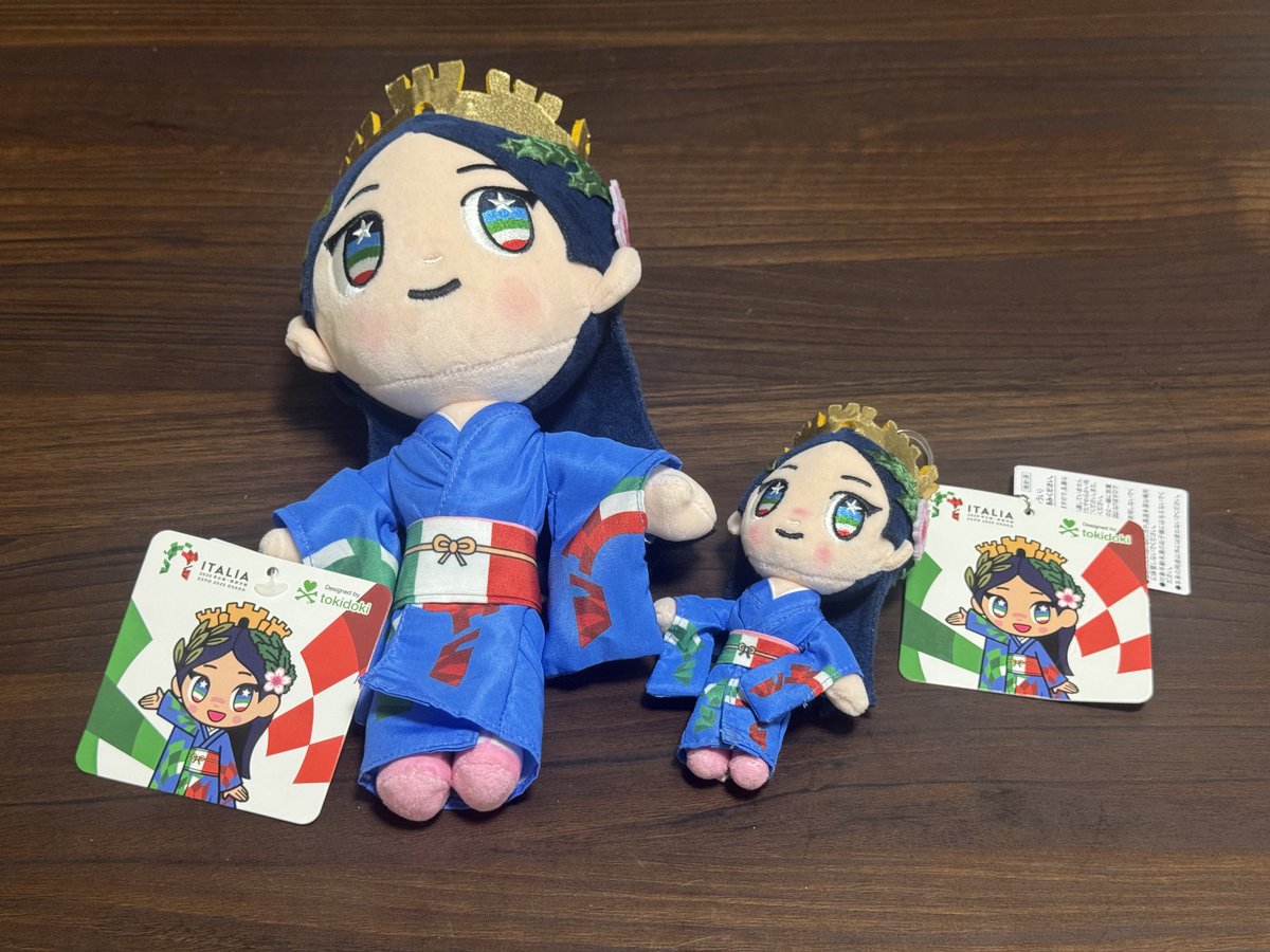 イタリア館のイタリアちゃんグッズ、かなり増えてきましたね。 販売