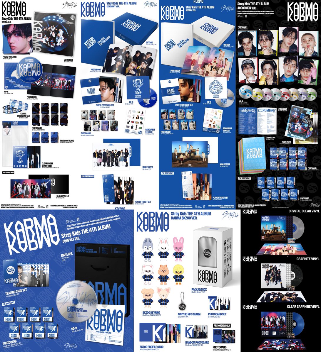 Stray Kids KARMA ☯ ぼかしなし出ました✧ 特典 リンク先にまとめて