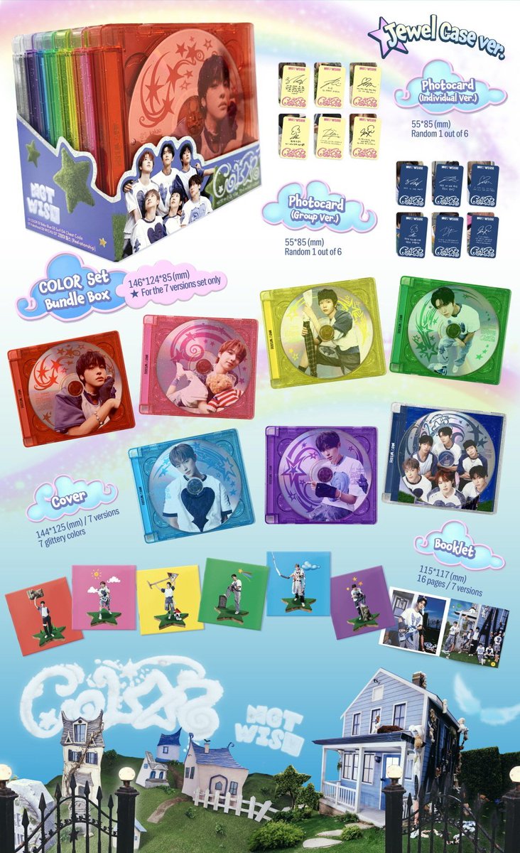 📢新商品情報✨】 . NCT WISH The 3rd Mini Album [COLOR] ➫ 2025.09