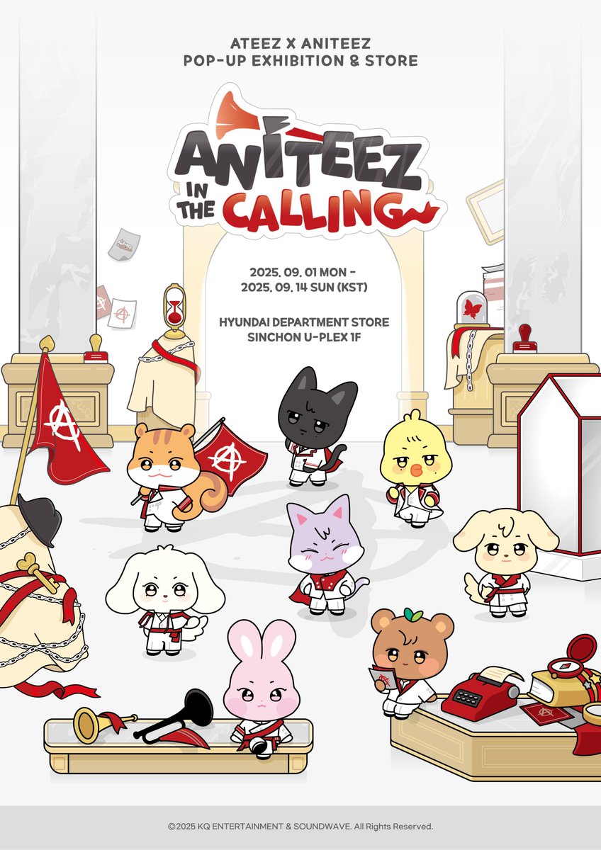 ATEEZ X ANITEEZ POP-UP EXHIBITION & STORE 📯ANITEEZ IN THE CALLING