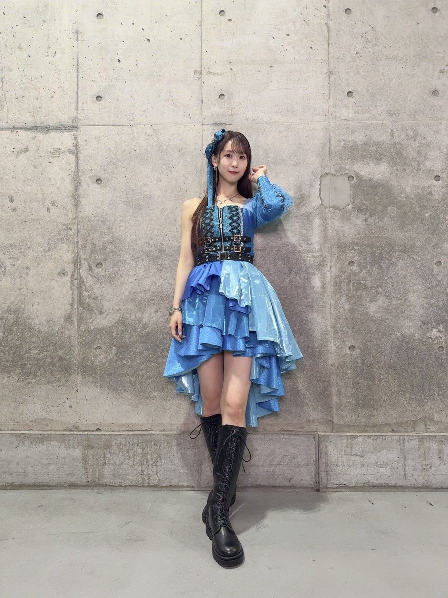 アニサマ ありがとうございましたー🩵 i☆Risの青くて可愛いのが私芹澤