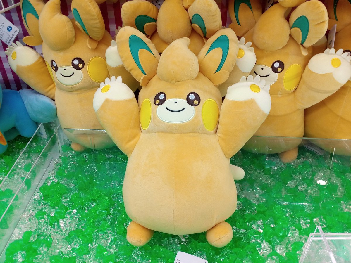 🆕景品情報📣】 ポケモン めちゃもふぐっとぬいぐるみ～パモット～ が