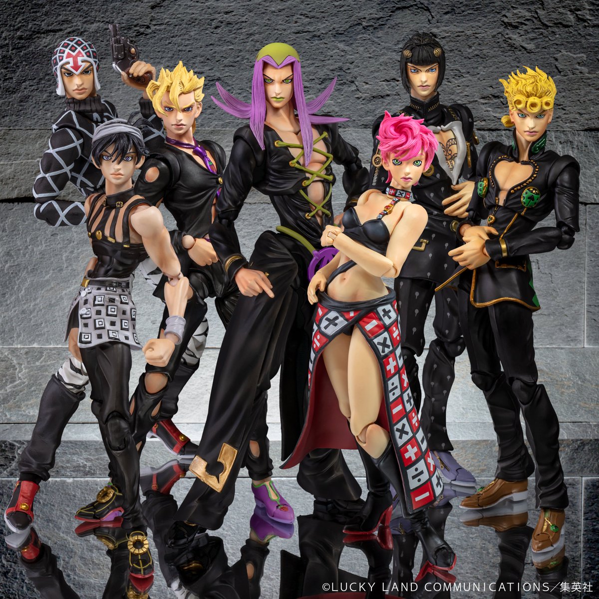 BLACK大集合ッ！】 超像可動 『ジョジョの奇妙な冒険 第5部