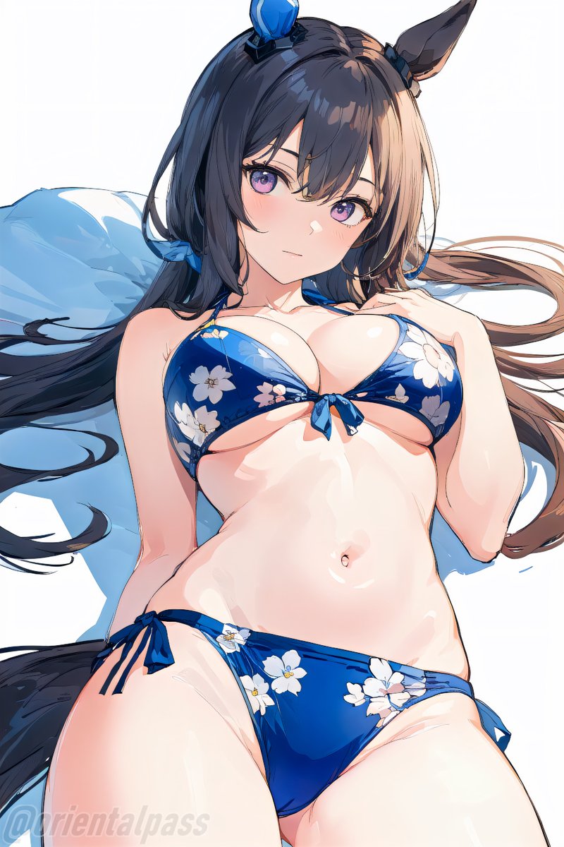 おはようございます☀ 本日は水着アヤベさん❤ #アドマイヤベガ #ウマ娘