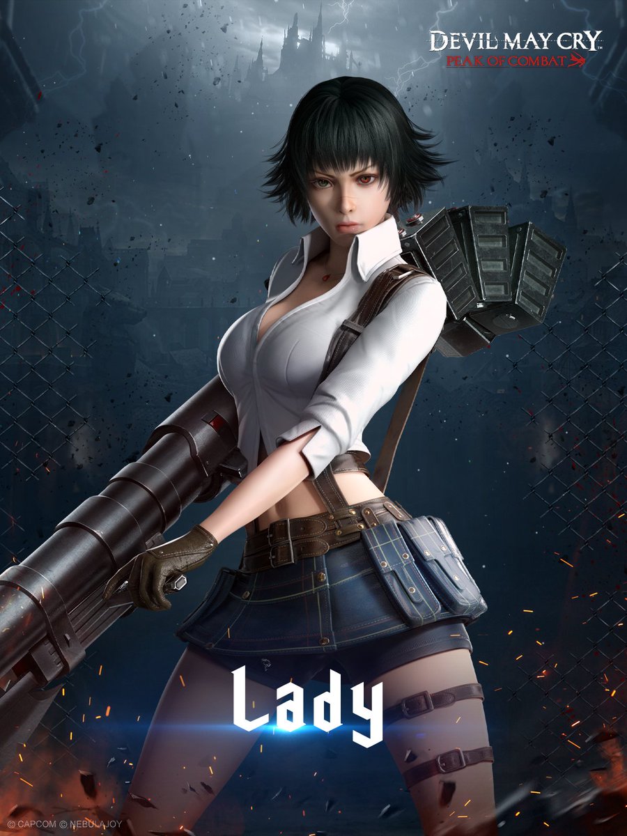 キャラクター紹介】 レディ 『DMC 3』で初登場した悪魔を狩ることを