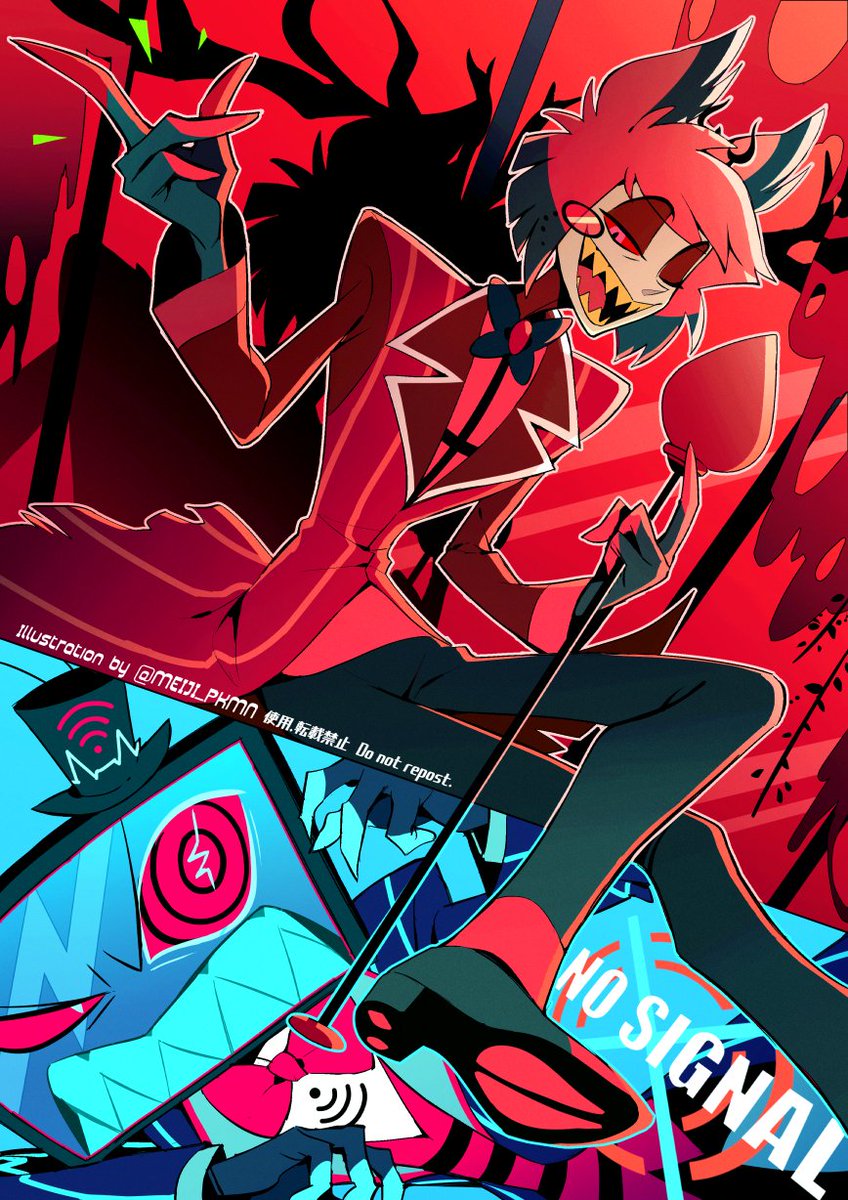 アラスター vs ヴォックス #ハズビンホテル #HazbinHotel