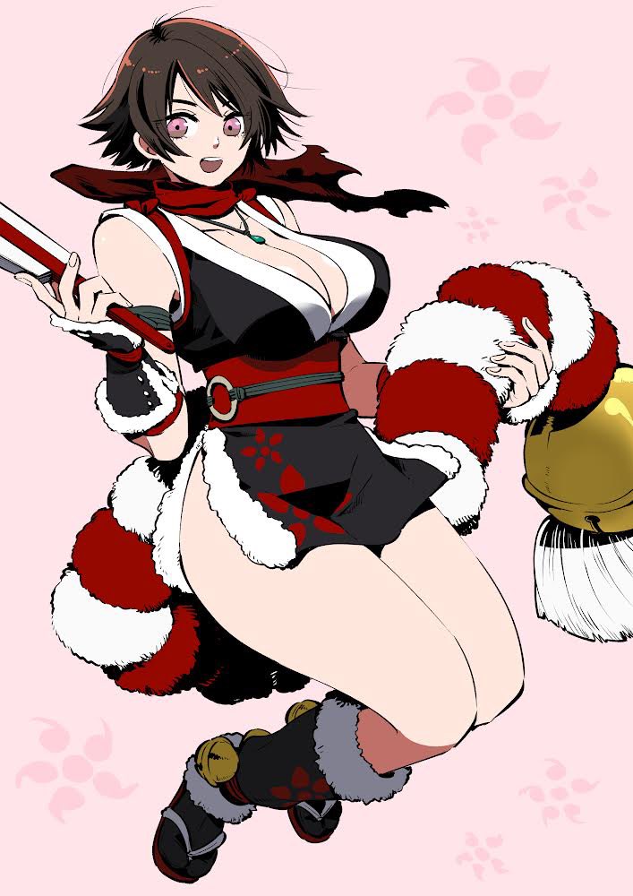 マキシマムインパクトの不知火舞。 #格ゲーキャラ描こうぜ #キングオブ