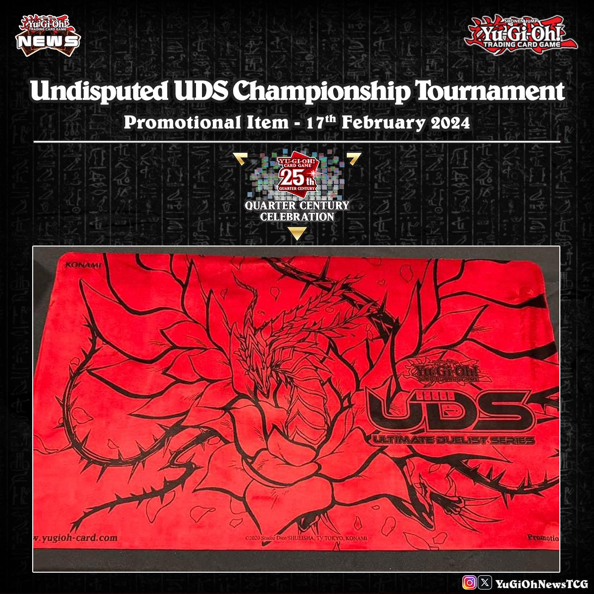 ブラロのUDSプレイマットめっちゃ良い👀(今更) 私のエクゾディアと交換