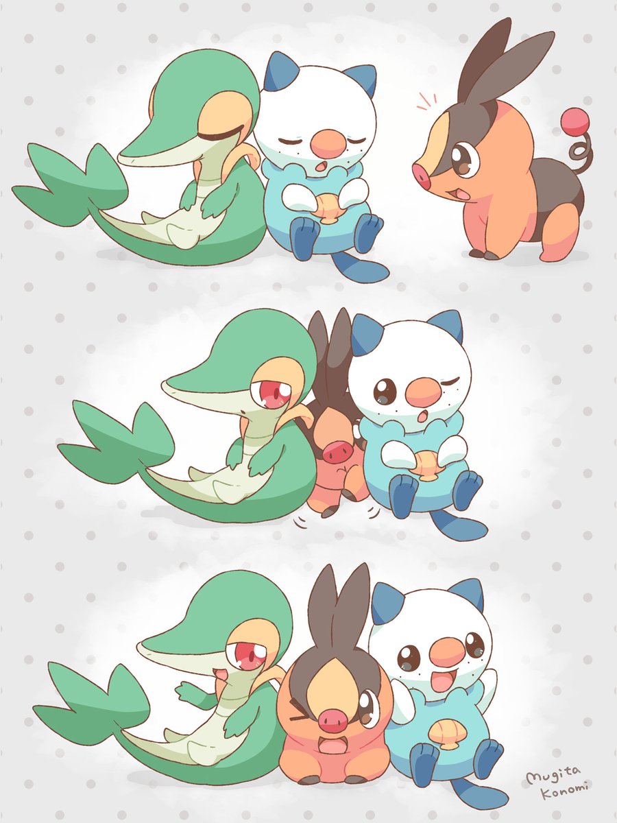 ポケモン「BWリメイクでまたツタージャ・ポカブ・ミジュマルたちと一緒