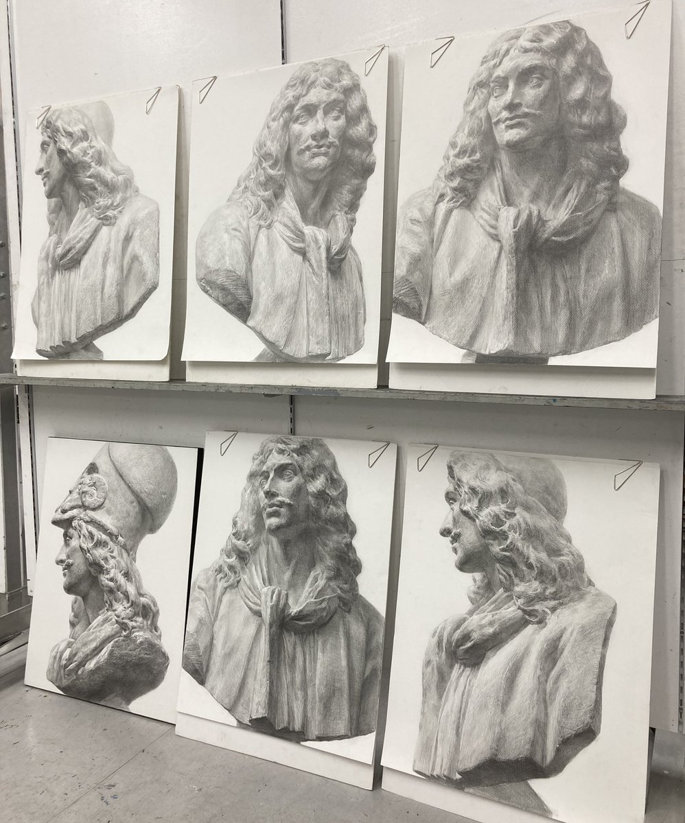 本日行われた芸大デザイン科の一次試験、鉛筆写生の出題 石膏像