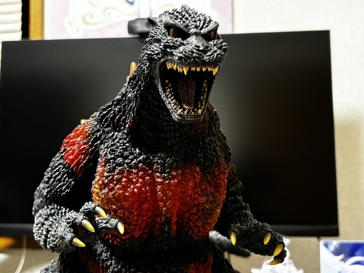 黒龍工房さんのリアルマスターコレクション ゴジラ(1995）届きました