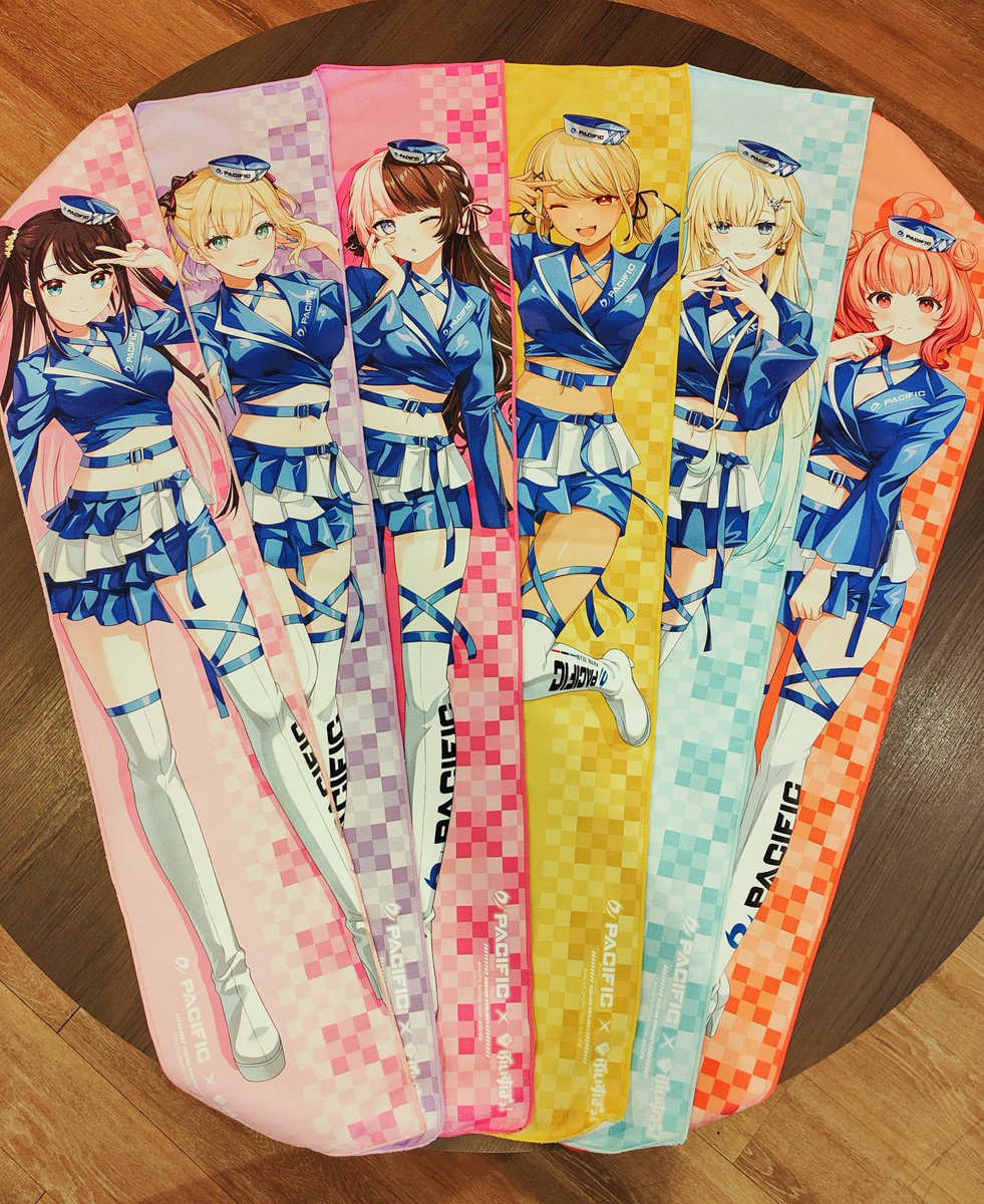 📢グッズご紹介🎊】 マフラータオル (全6種1枚￥2,500-)のご紹介です