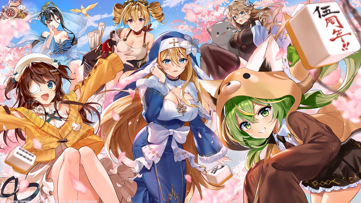 雀魂5周年 カウントダウン④】 5周年まであと7日！ 4年目に登場した