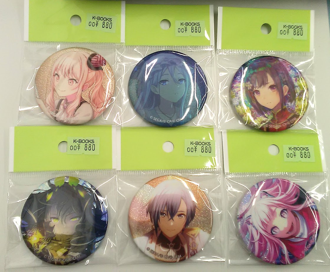 入荷情報】 プロジェクトセカイ グリッター缶バッジ 各種入荷いたし