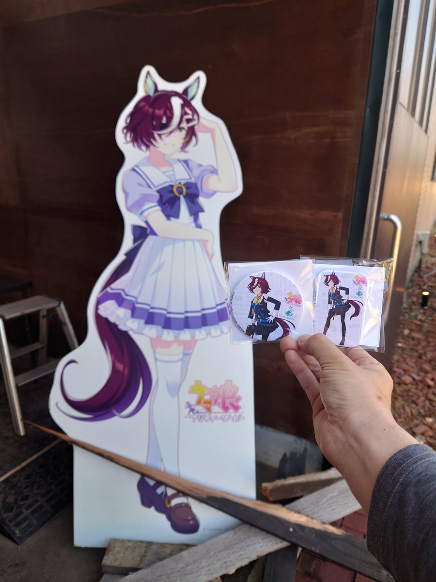 ウマ娘プリティーダービー タニノギムレット缶バッジ 販売しています