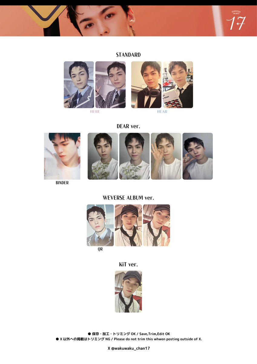 SEVENTEEN VERNON トレカ