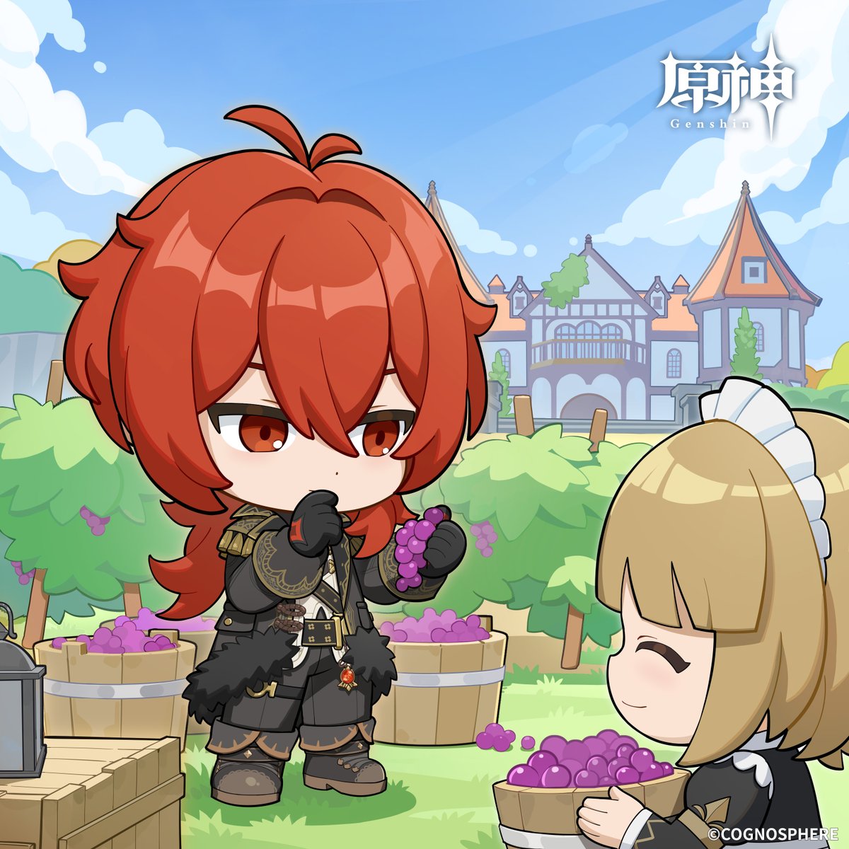 原神_キャラ生誕祭 【#ディルック生誕祭】 「ディルック様がご自分で