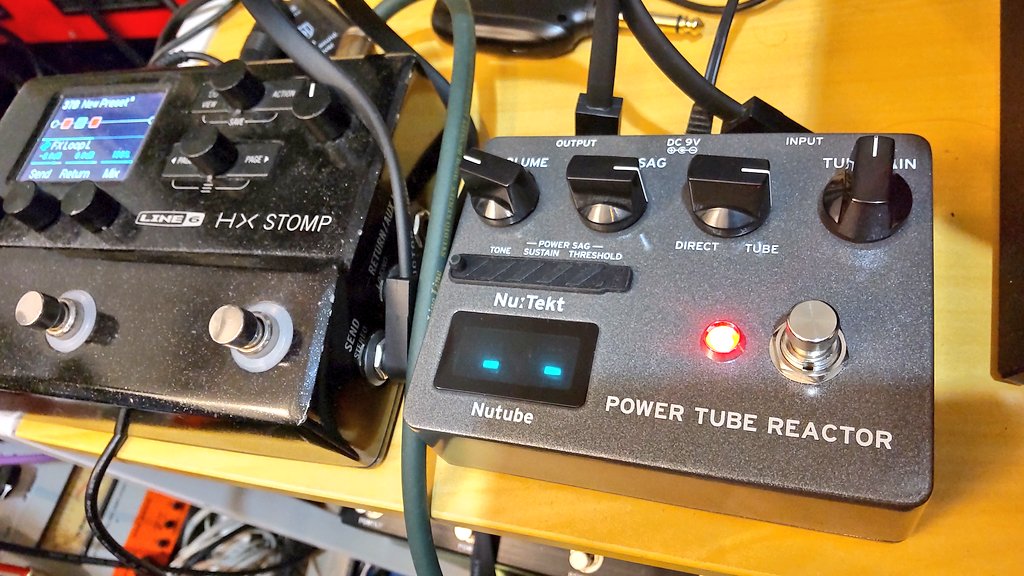 KORG TR-S POWER TUBE REACTOR試してみた。Nutube使ってパワーアンプ部