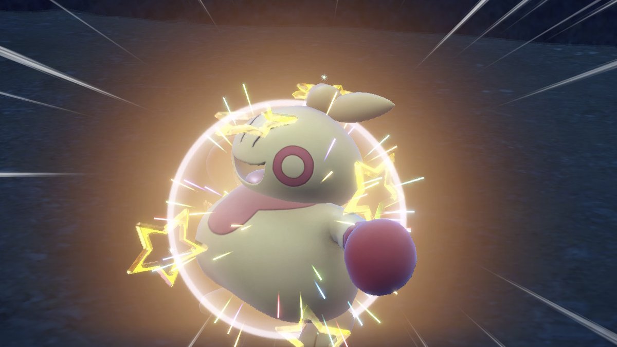 昨日、色違いマクノシタ出てくれました🎊 そして今日ハリテヤマに進化