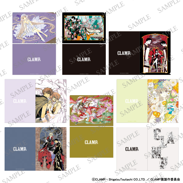 ◤CLAMP展 商品情報◢ □シングルクリアファイル（22種） CLAMPの美麗