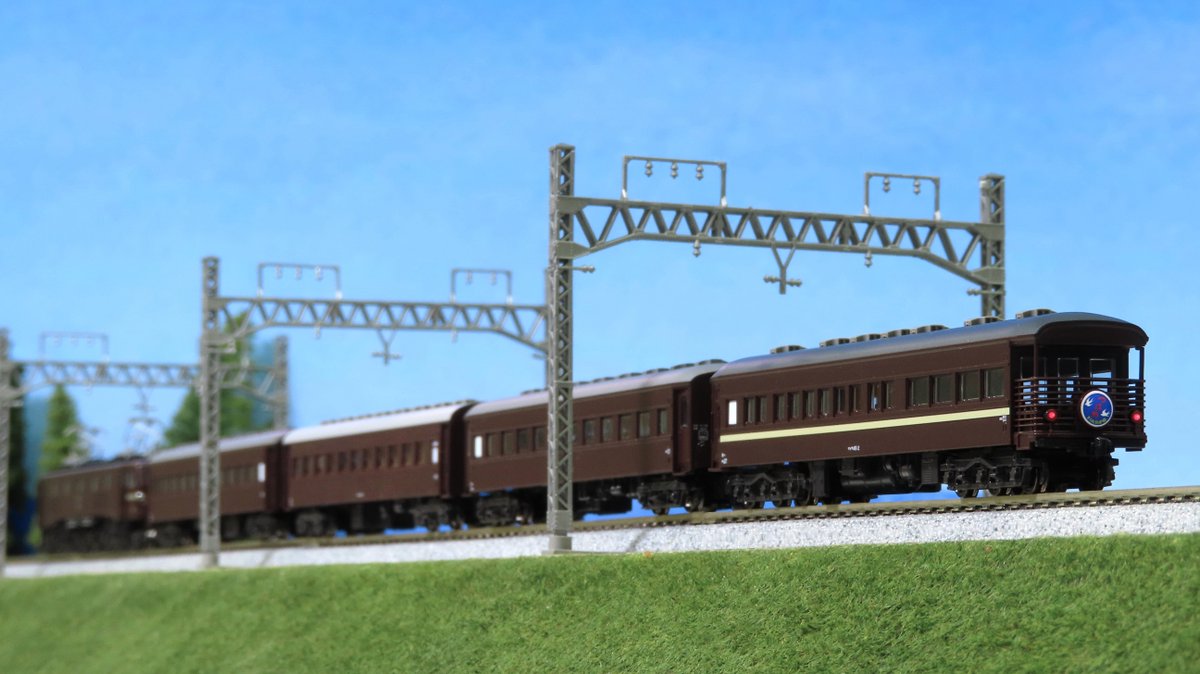 戦前製の展望車】 JR西日本 マイテ49+旧形客車は本日出荷！マイテ49 2