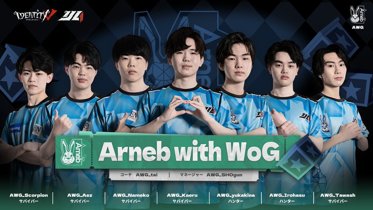 第五人格IJL Passions for V · 2024 Summer🎪 チームロスター発表 Pt.1