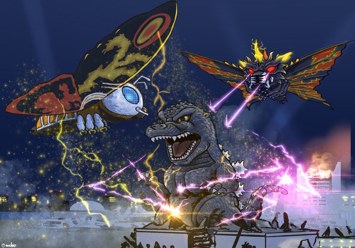 極彩色の大決戦 #ゴジラ #Godzilla