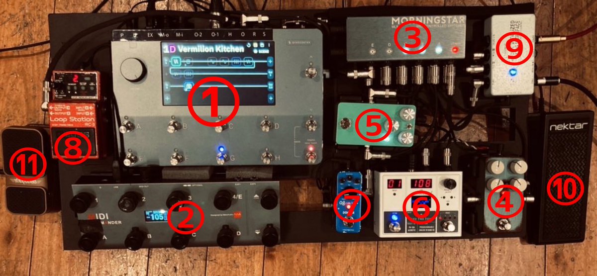 2024年のエフェクターボード ①QuadCortex マルチエフェクター 空間系