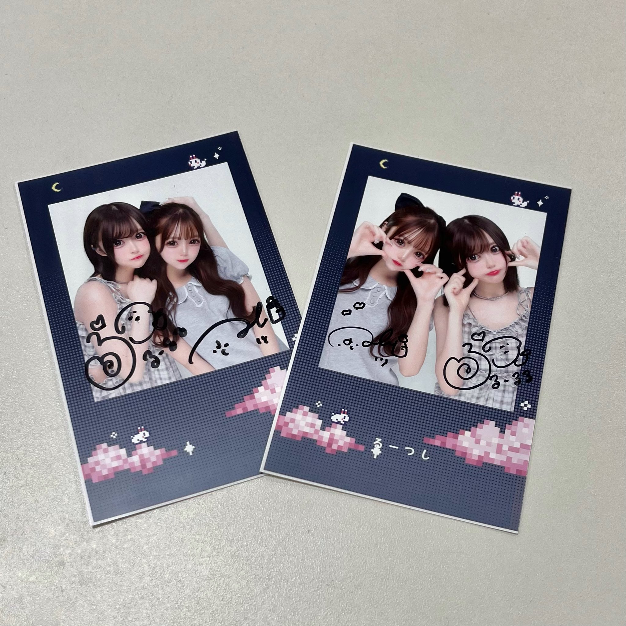 XLOV ハル 暖琉 サイン入り ポラロイド チェキ XLOV ハル 暖琉 サイン