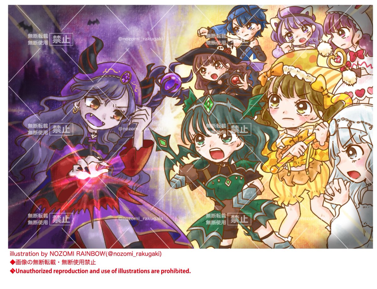 エレクトリカルクエストあらすじ用に制作したイラストと、魔王様衣装