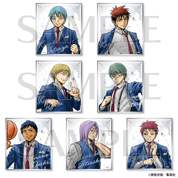 黒バス展 🏀 グッズ情報／ □クリアミニ色紙コレクション(全7種) 原画