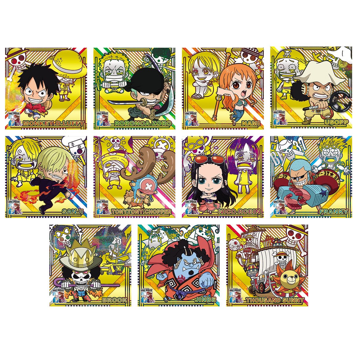 お菓子情報】 『大海賊シールウエハース LOG.9』収録！ アニメ25周年を