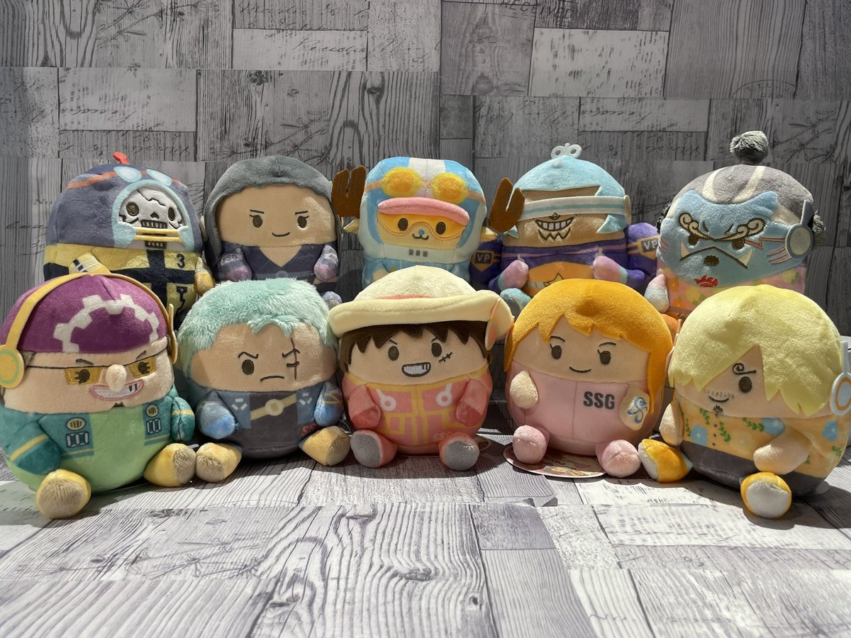 新商品】 麦たまの一味 ぬいぐるみ(エッグヘッド衣装) ルフィ/ゾロ