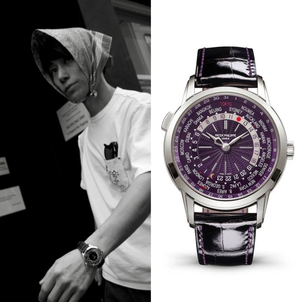 UVERworld TAKUYA∞ パテック・フィリップ ワールドタイム 東京2023