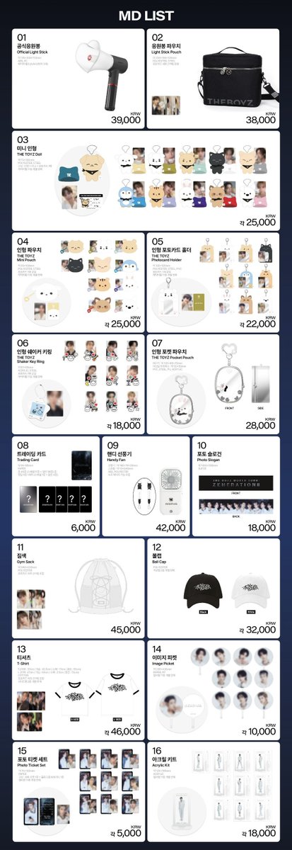 THE BOYZ WORLD TOUR 'ZENERATION Ⅱ' MD🖤 ソウルコンのグッズ Qoo10