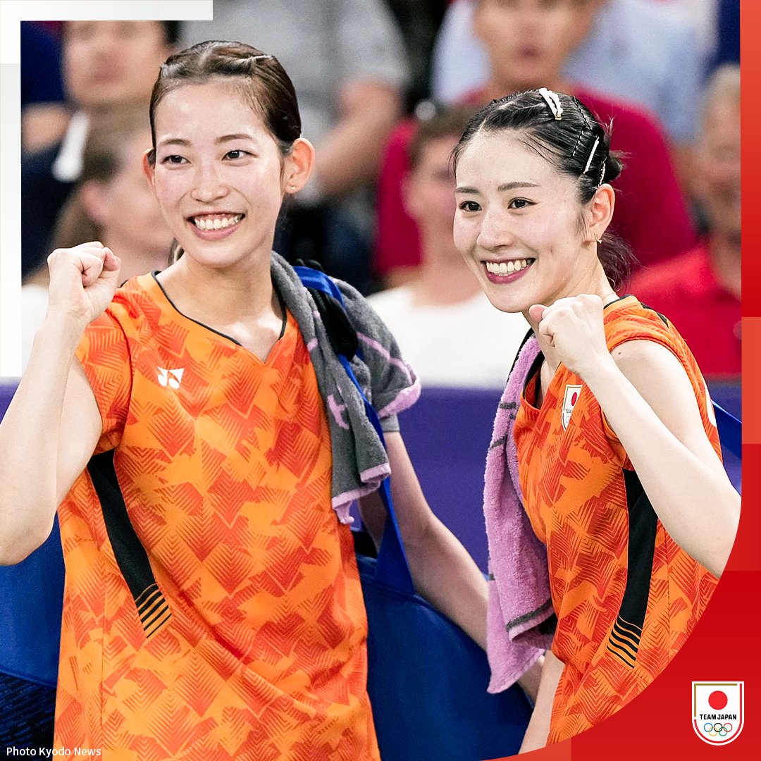 TEAMJAPAN #バドミントン 女子ダブルス 準々決勝🏸 #志田千陽 選手